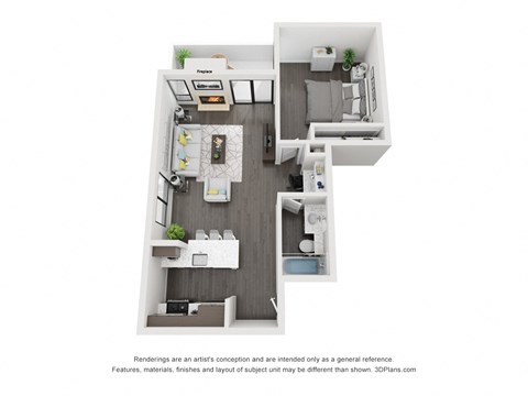 1912 Whitley Avenue Studio-1 Bed Apartment for Rent - Photo Gallery 13